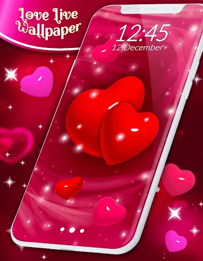 Love Hearts 4K Live Wallpaper screenshot 1