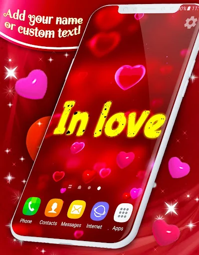 Love Hearts 4K Live Wallpaper screenshot 2