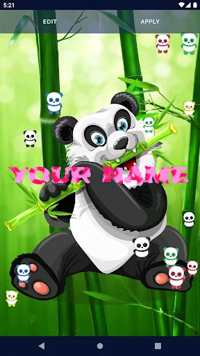 Panda Kawaii Live Wallpaper screenshot 2