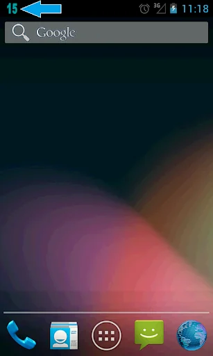 Seconds Clock on Status Bar