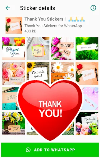 Thank You Sticker for WhatsApp