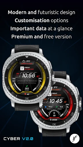 Cyber Watch Face screenshot 2