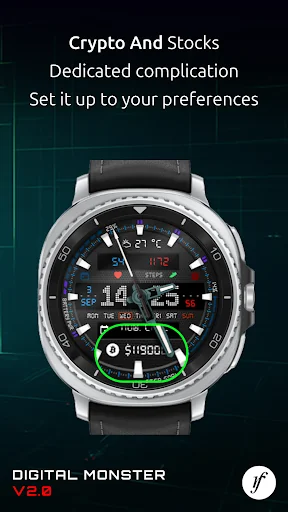 Digital Monster Watch Face screenshot 4