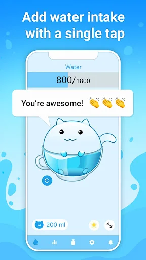 Water tracker & drink water screenshot 1