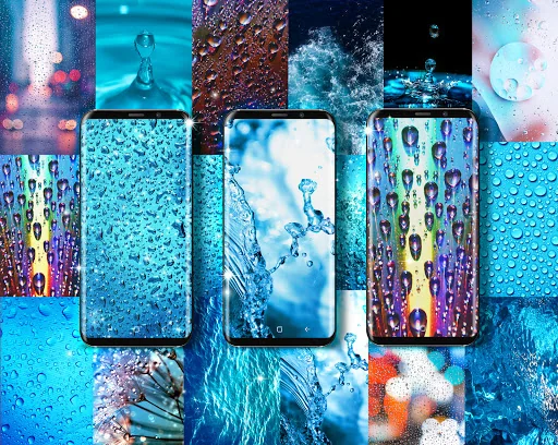 Water drops live wallpaper screenshot 1