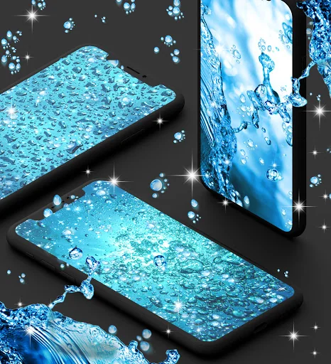Water drops live wallpaper screenshot 2
