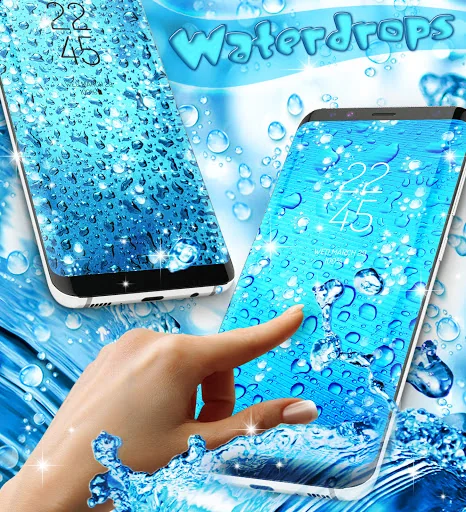 Water drops live wallpaper screenshot 3