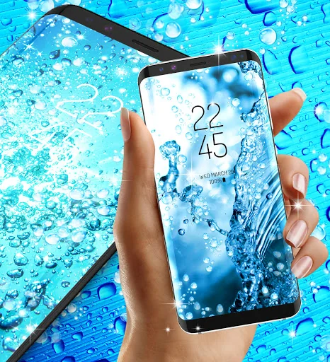 Water drops live wallpaper screenshot 4
