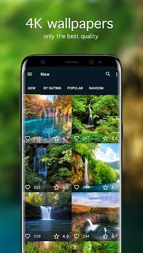 Waterfall Wallpapers 4K screenshot 1