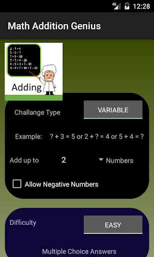 Math Addition Genius