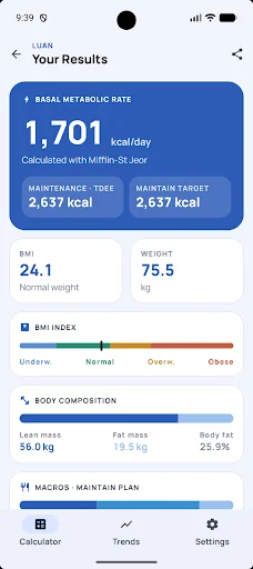 BMR Calculator