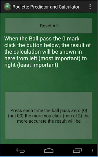 Roulette Predictor &Calculator screenshot 1