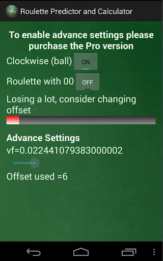 Roulette Predictor &Calculator screenshot 4