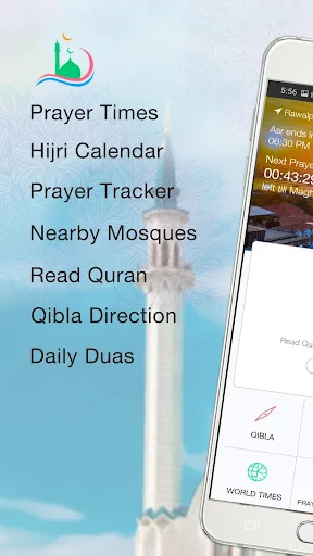 Islamic Prayer Times & Tracker