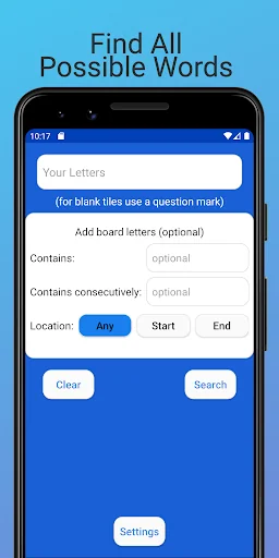 Word Cheats for Scrabble & WWF screenshot 1