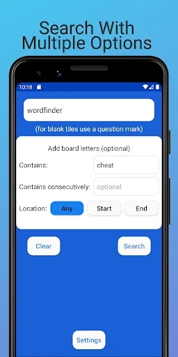 Word Cheats for Scrabble & WWF screenshot 2