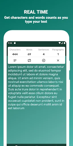 Word Counter - Count Words, Se screenshot 3