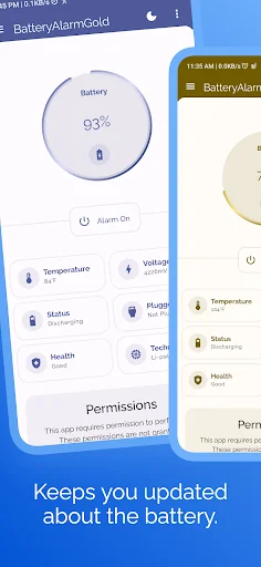 BatteryAlarmGold screenshot 1