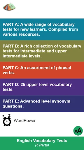 English Vocabulary Tests