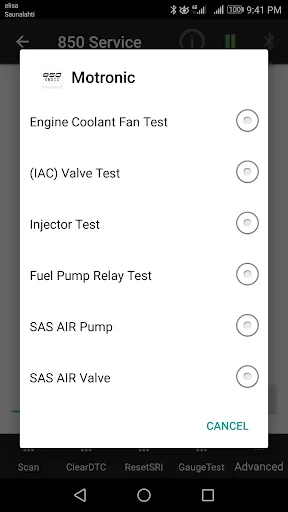850 OBD-II screenshot 3