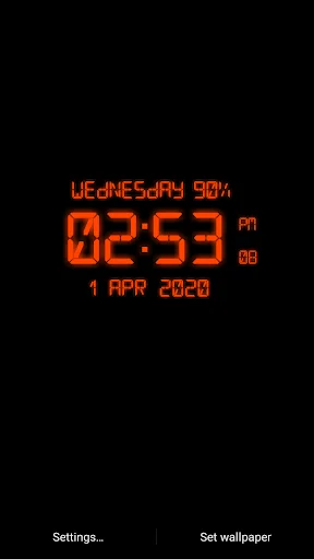 LED Digital Clock Live WP