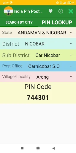 India Pin Code, Postal code