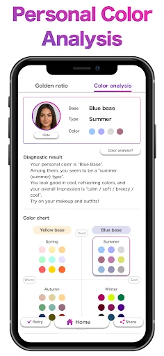 AI Face & Color Analysis App screenshot 2