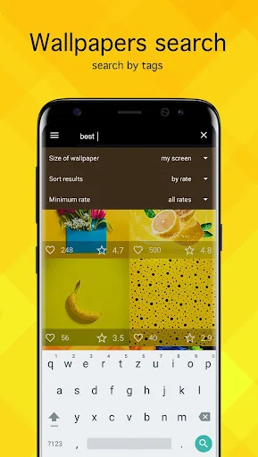 Yellow Wallpapers 4K screenshot 2