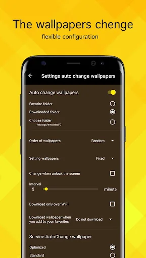 Yellow Wallpapers 4K screenshot 4