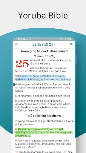 Yoruba Bible and English KJV screenshot 1