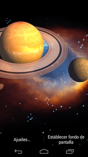 3D Galaxy Live Wallpaper screenshot 4