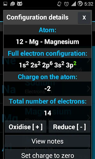 Electron Config Lite screenshot 3