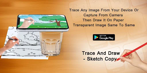 AR Drawing : Trace Sketch Copy