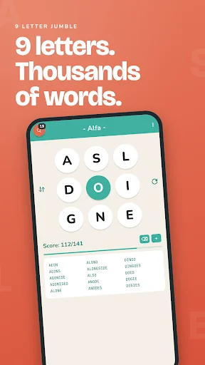 9 Letter Jumble: Anagram games