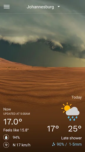 AfricaWeather screenshot 2