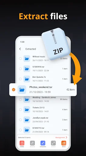 Zip-Unzip-File Extractor screenshot 2