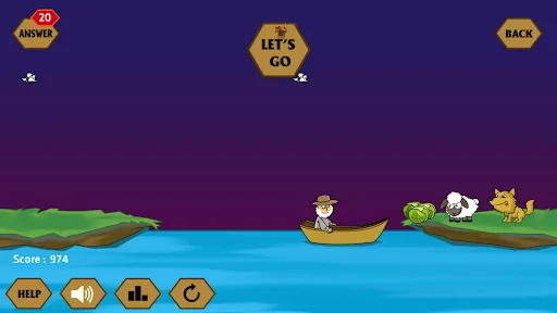 River Crossing IQ - IQ Test screenshot 1