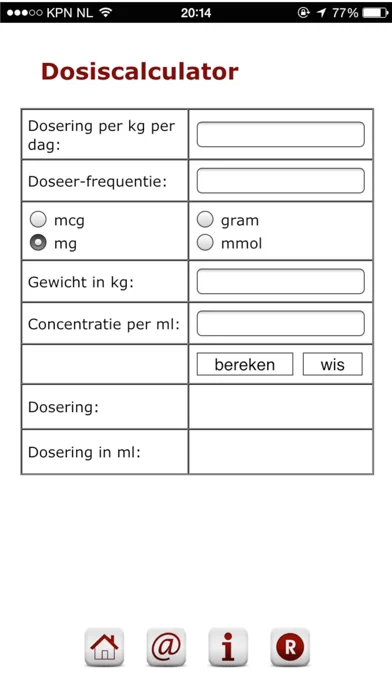 Dosiscalculator