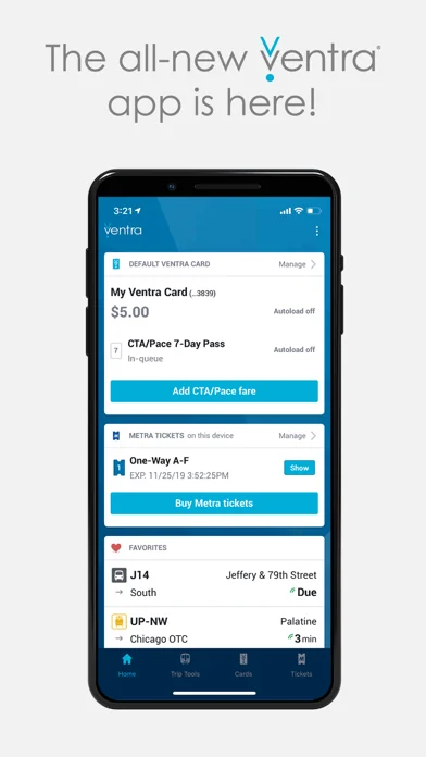 Ventra screenshot 1