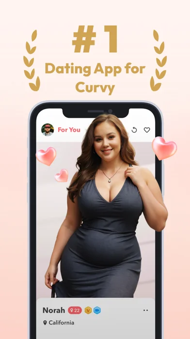 Dating, Meet Curvy - WooPlus screenshot 1