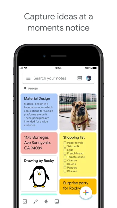 Google Keep – Notizen & Listen