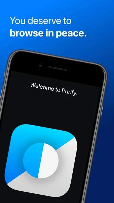 Purify: Block Ads and Tracking screenshot 1
