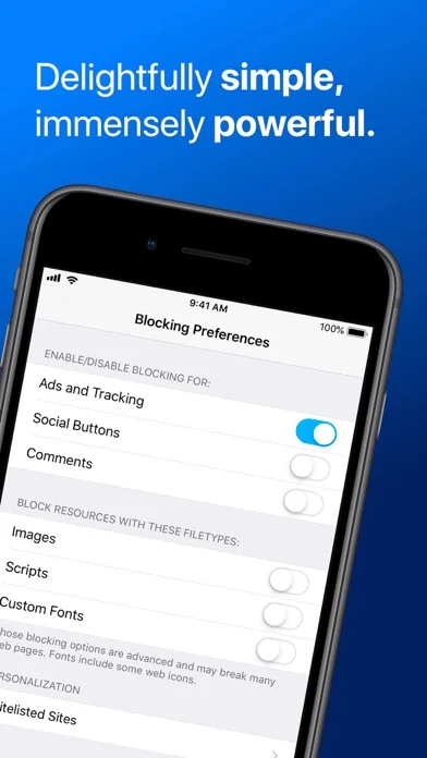 Purify: Block Ads and Tracking screenshot 4