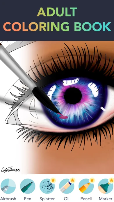 Color Therapy Coloring Number screenshot 2