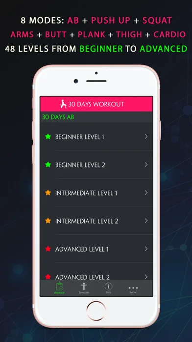 30 Day Fitness Challenges ~ Daily Workout Pro screenshot 2