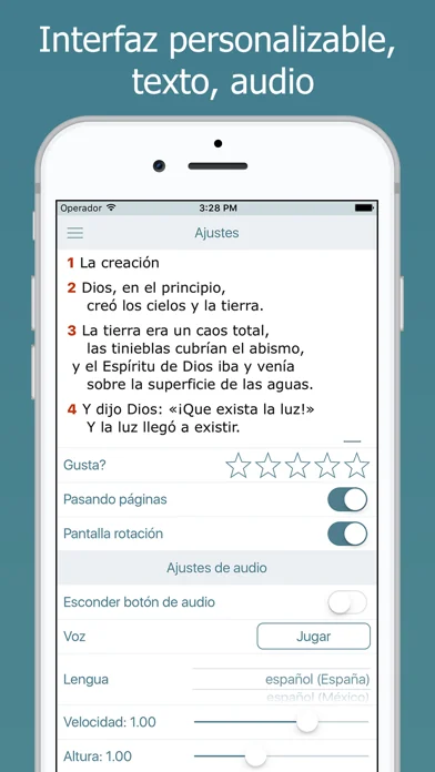 La Biblia NVI - Bible en Audio screenshot 4