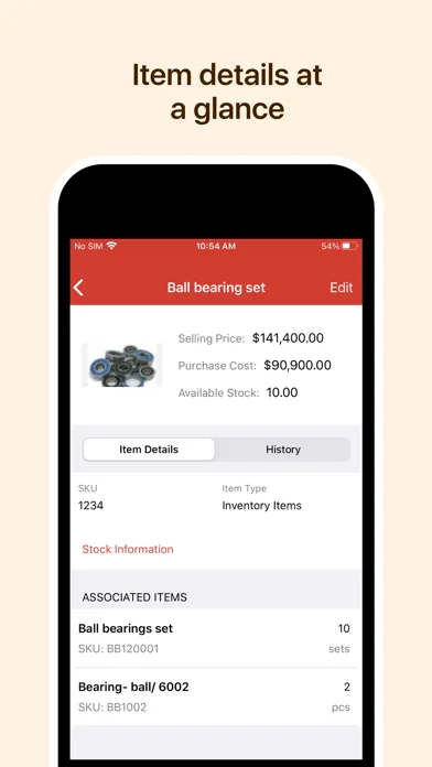 Zoho Inventory Management App screenshot 1