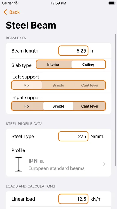 Beam Calculator - Steel & Wood