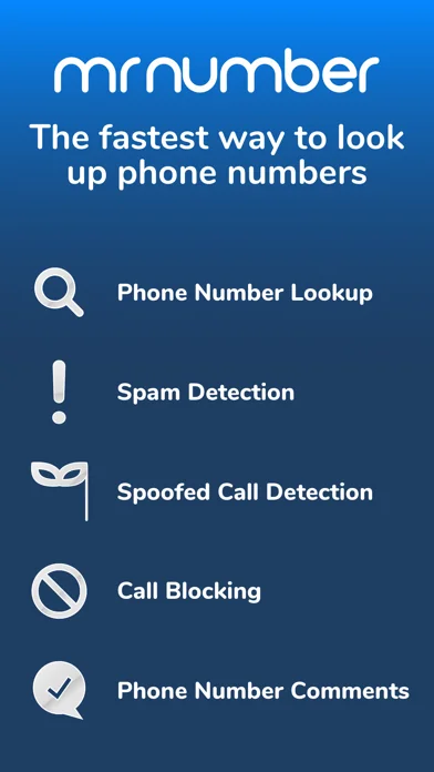 Mr. Number Lookup & Call Block screenshot 1