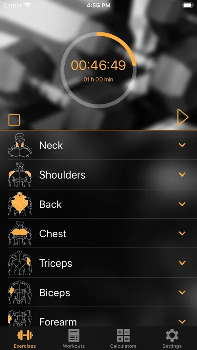Gym Guide workouts & exercises